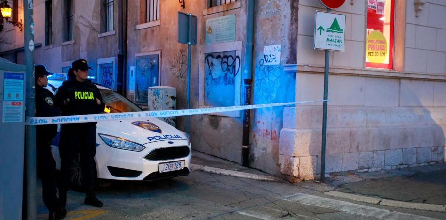 11.01.2020., U centru Splita, u blizini crkve svetog Frane u Radmilovicevoj ulici, upucan je muskarac, a nedugo nakon toga upucan je jos jedan muskarac na Sperunu. Photo: Milan Sabic/PIXSELL