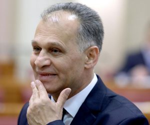 Zagreb: Sabor raspravlja o sustavu civilne zaštite 11.12.2018., Zagreb - Hrvatski sabor je 10. sjednicu nastavio raspravom o prijedlogu  Zakona o sustavu civilne zastite. Veljko Kajtazi. 

Photo: Patrik Macek/PIXSELL