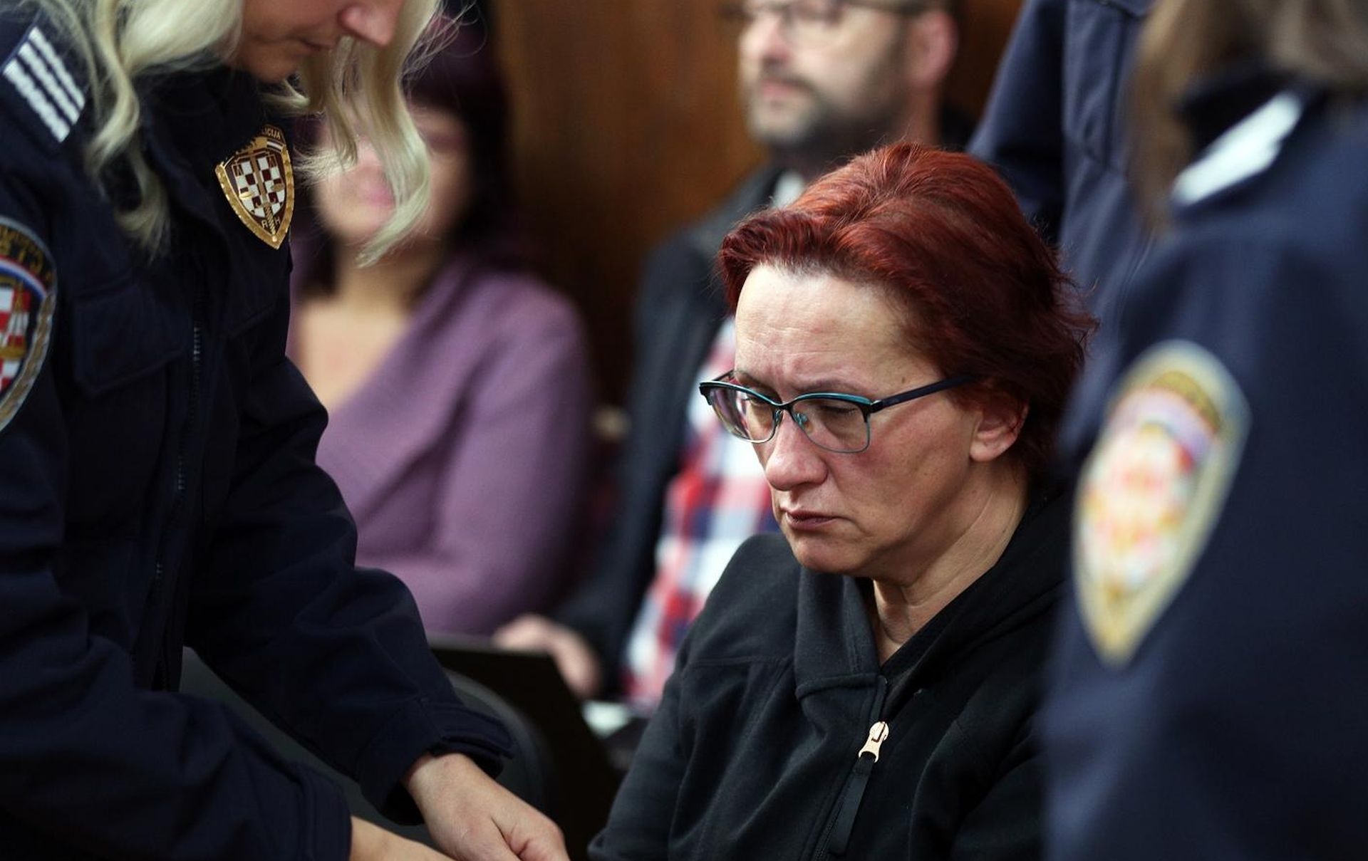 11.12.2019., Varazdin - Nastavak sudjenja Smiljani Srnec za ubojstvo sestre Jasmine. Photo: Zeljko Hladika/24sata/PIXSELL