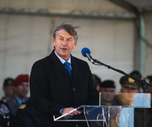 11.12.2019., Zadar - U vojnoj bazi Zemunik otvoreno je Medjunarodno srediste za obuku specijalnih zracnih snaga. Na otvaranju izvedena je pokazna vjezba. Karl Erjavec    Photo: Marko Dimic/PIXSELL
