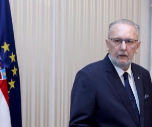 13.01.2020., Zagreb - Ministar unutarnjih poslova Davor Bozinovic komentirao je u Banskim dvorima dogadjanja u Splitu.
Photo: Patrik Macek/PIXSELL