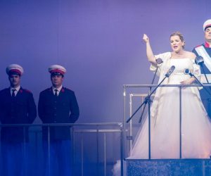 13.1.2020., Rijeka - Konferancija za novinare na kojoj je najavljena premijera mjuzikla Andrewa Lloyda Webera i Tima Ricea "Evita". Nakon konferencije glumci su prikazali djelic atmosfere koji ocekuje posjetitelje premijere. Photo: Nel Pavletic/PIXSELL