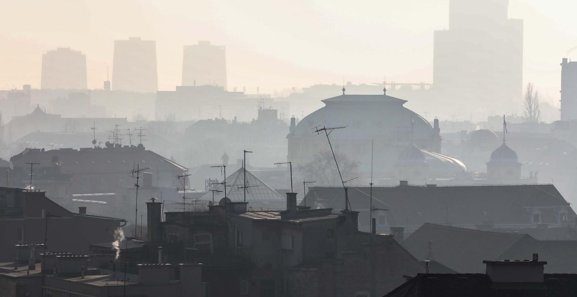 15.01.2020,Zagreb - Panoramski pogled na Donji grad .
Photo: Jurica Galoic/PIXSELL