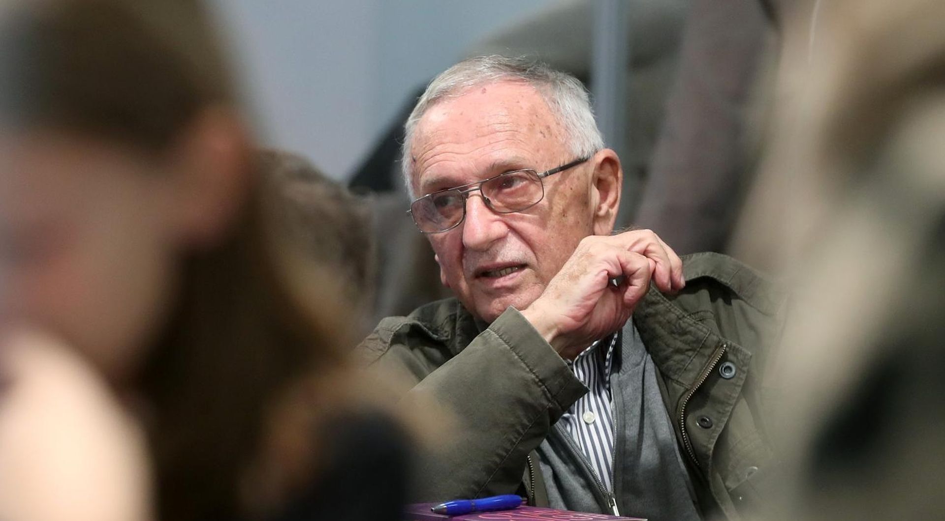 Zagreb: Druženje sa autorima Julijanom Matanović i Pavlom Pavličićem na Interliberu 17.11.2018., Zagreb, Velesajam - Interliber 41. Medjunarodni sajam knjiga i ucila. Druzenje sa autorima Julijanom Matanovic i Pavao Pavlicicem.
Photo: Igor Kralj/PIXSELL