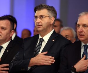 18.01.2020., Hotel Radisson Blu, Split - Predsjednik HDZ-a Andrej Plenkovic sudjelovao je na svecanom obiljezavanju 30. obljetnice osnutka HDZ-a Grada Splita. 
Photo: Miranda Cikotic/PIXSELL