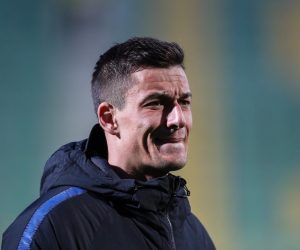 19.11.2019., Stadion Aldo Drosina, Pula - Prijateljska nogometna utakmica, Hrvatska - Gruzija. Lovre Kalinic. 
Photo: Luka Stanzl/PIXSELL