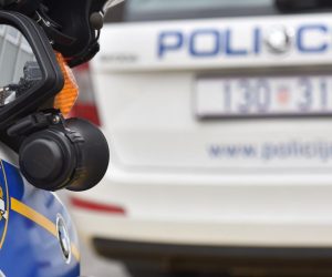 20.03.2017., Sibenik -
Policijske oznake na sluzbenim vozilima.
Photo: Hrvoje Jelavic/PIXSELL
