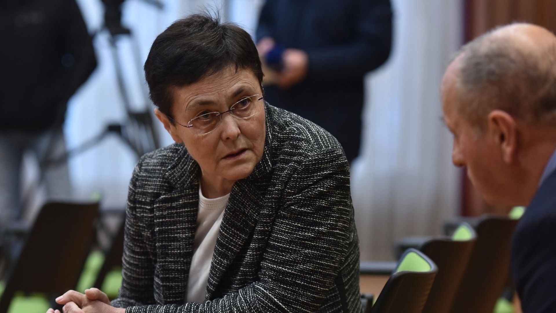 22.01.2020., Pazin - Skupstina vjerovnika na Trgovackom sudu odlucila je da Uljanik d.d. nema uvijete za nastavak poslovanja i ide u likvidaciju. Stecajna upraviteljica Marija Ruzic Photo: Dusko Marusic/PIXSELL