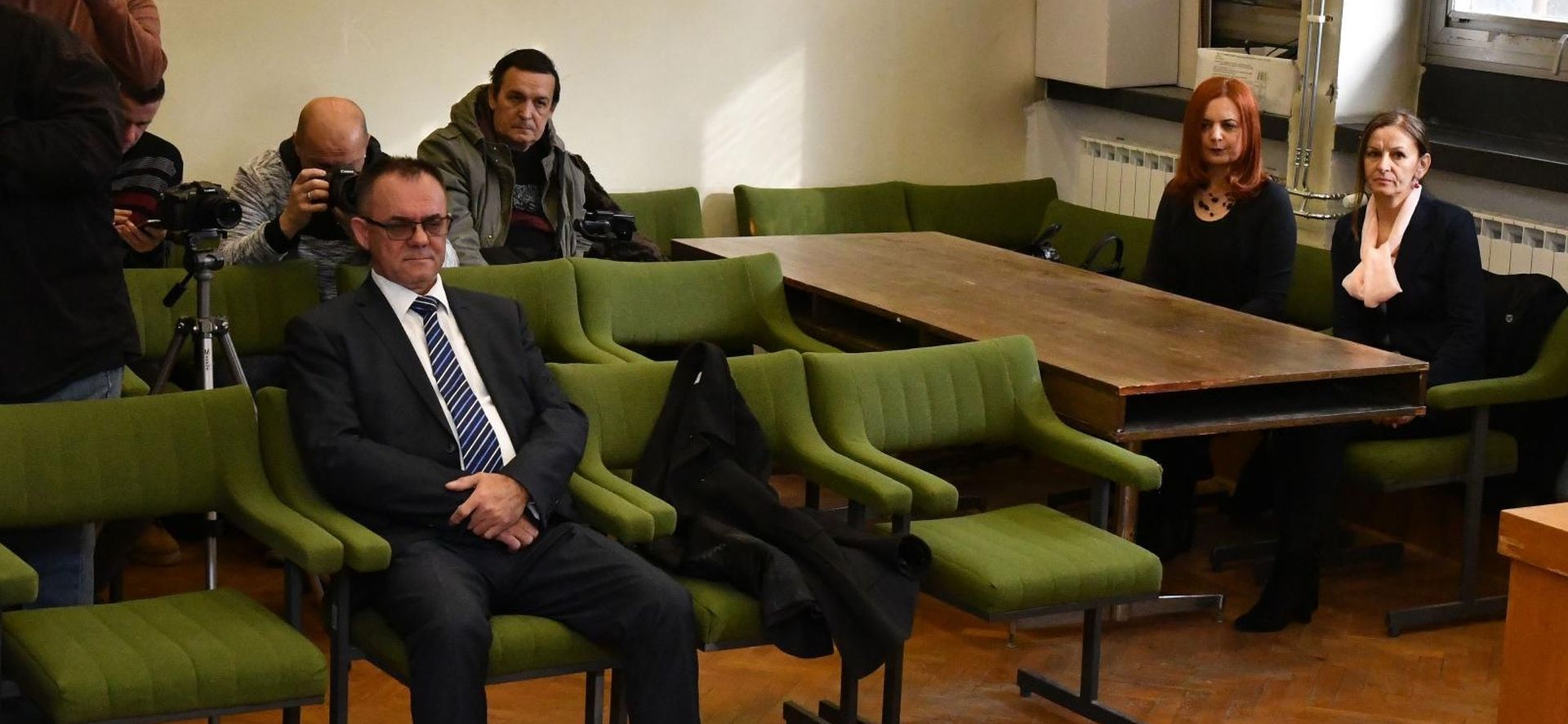 22.01.2020., Slavonski Brod - Na Opcinskom sudu u Slavonskom Brodu izricena je nepravomocna presuda zupanu Pozesko-slavonske zupanije Alojzu Tomasevicu za obiteljsko nasilje.
Photo: Ivica Galovic/PIXSELL
