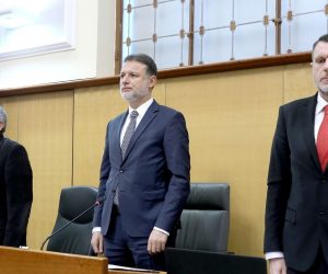 24.01.2020., Zagreb - Sabor je 16. sjednicu nastavio minutom sutnje i odavanjem pocasti zrtvama Holokausta.
Photo: Patrik Macek/PIXSELL