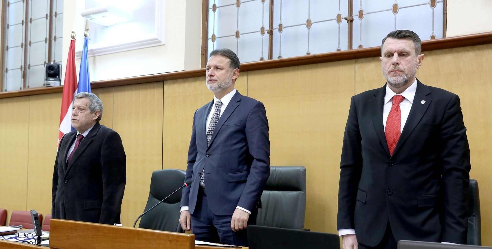 24.01.2020., Zagreb - Sabor je 16. sjednicu nastavio minutom sutnje i odavanjem pocasti zrtvama Holokausta.
Photo: Patrik Macek/PIXSELL