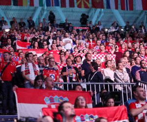 24.01.2020., Tele 2 Arena, Stockholm - Europsko rukometno prvenstvo, pulufinale, Norveska - Hrvatska. Navijaci. 
Photo: Luka Stanzl/PIXSELL
