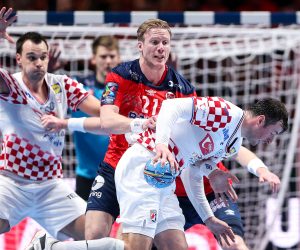 24.01.2020., Tele 2 Arena, Stockholm - Europsko rukometno prvenstvo, pulufinale, Norveska - Hrvatska. Domagoj Duvnjak. 
Photo: Luka Stanzl/PIXSELL