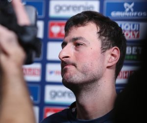 25.01.2020., Tele 2 Arena, Stockholm - Europsko rukometno prvenstvo, izjave za medije i trening Hrvatske rukometne reprezentacije. Domagoj Duvnjak. 
Photo: Luka Stanzl/PIXSELL