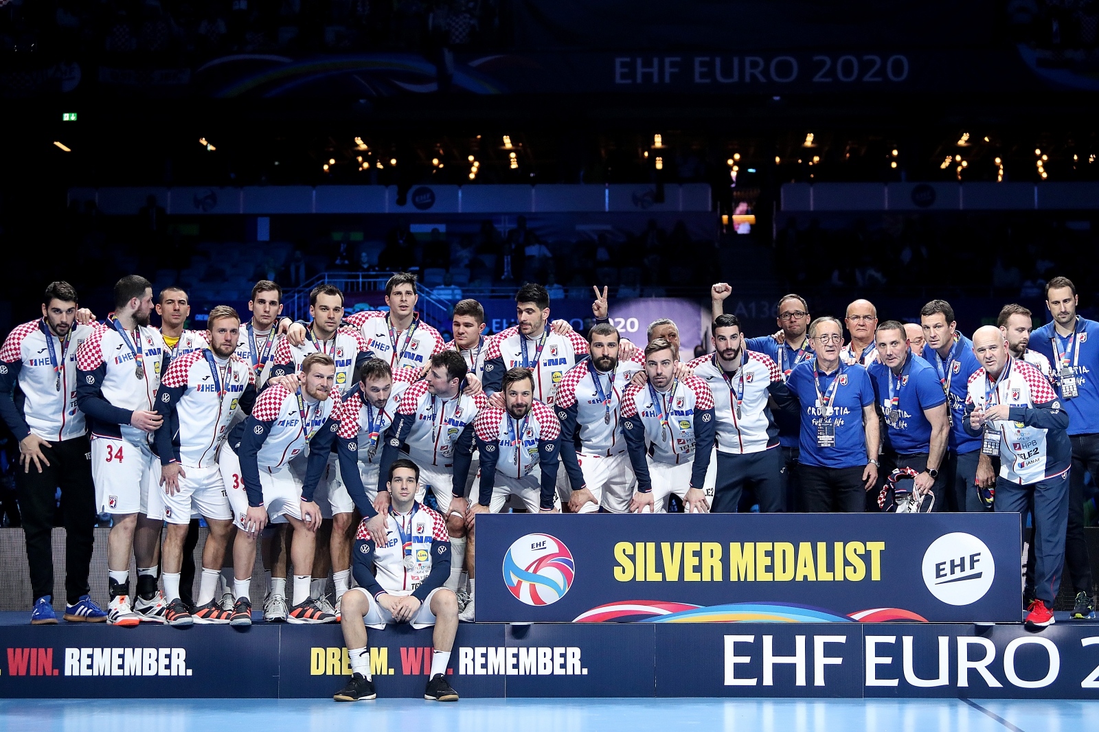 26.01.2020., Tele 2 Arena, Stockholm - Europsko rukometno prvenstvo, finale, Spanjolska - Hrvatska. 

Photo: Luka Stanzl/PIXSELL