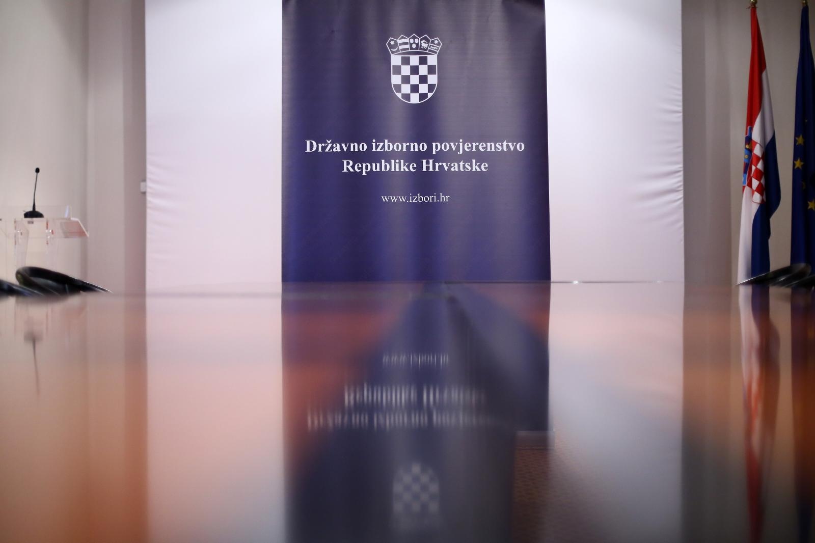 26.05.2019., Zagreb - U 23 sata, Drzavno izborno povjernstvo objavilo je prve nesluzbene rezultate Europskih izbora. 
Photo: Borna Filic/PIXSELL