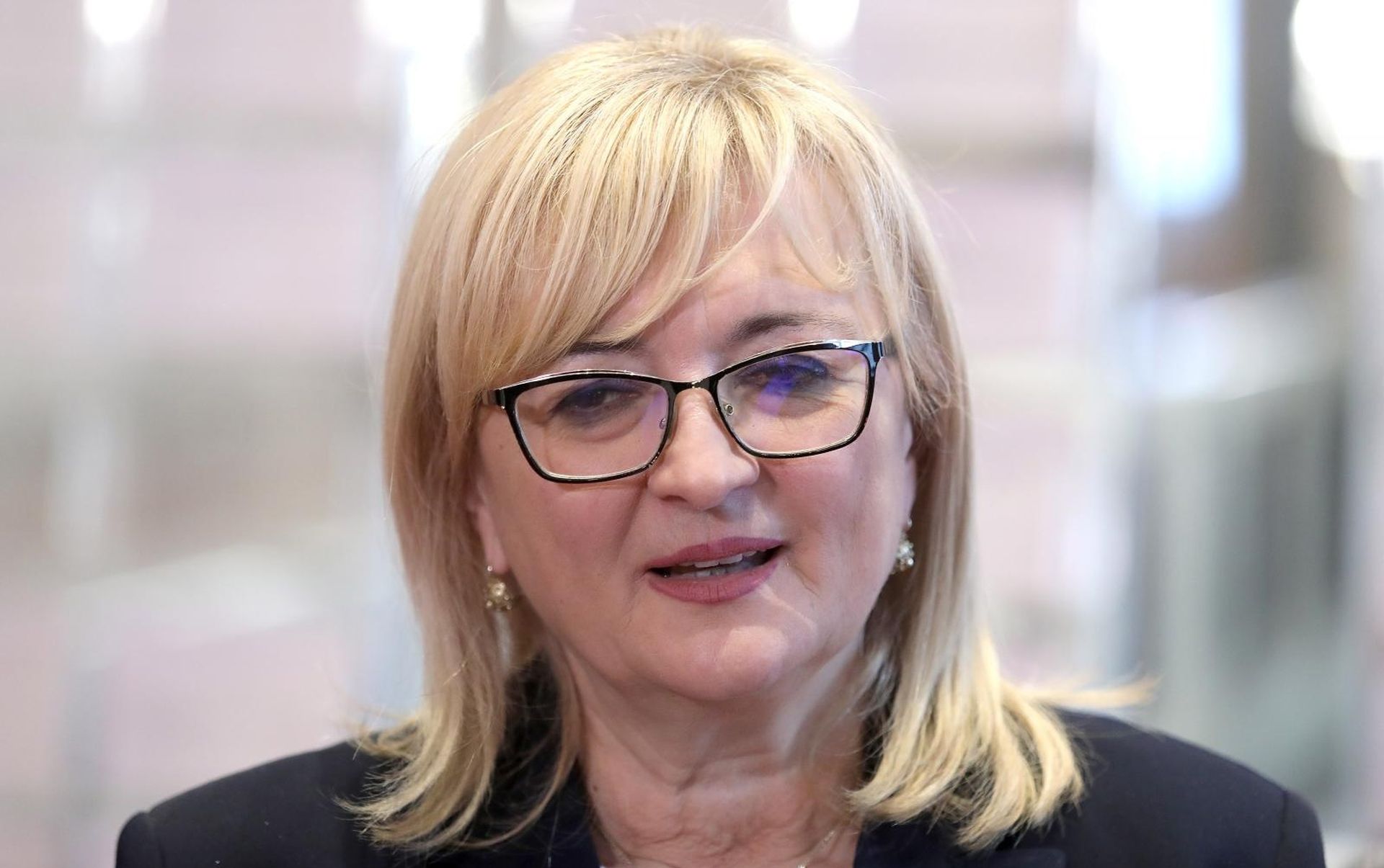 Zagreb: Ines Strenja Linić o uhićenjima čelnika Uljanika 27.03.2019., Zagreb - Ines Strenja Linic komentirala je u Saboru uhicenja celnika Uljanika.
Photo: Patrik Macek/PIXSELL