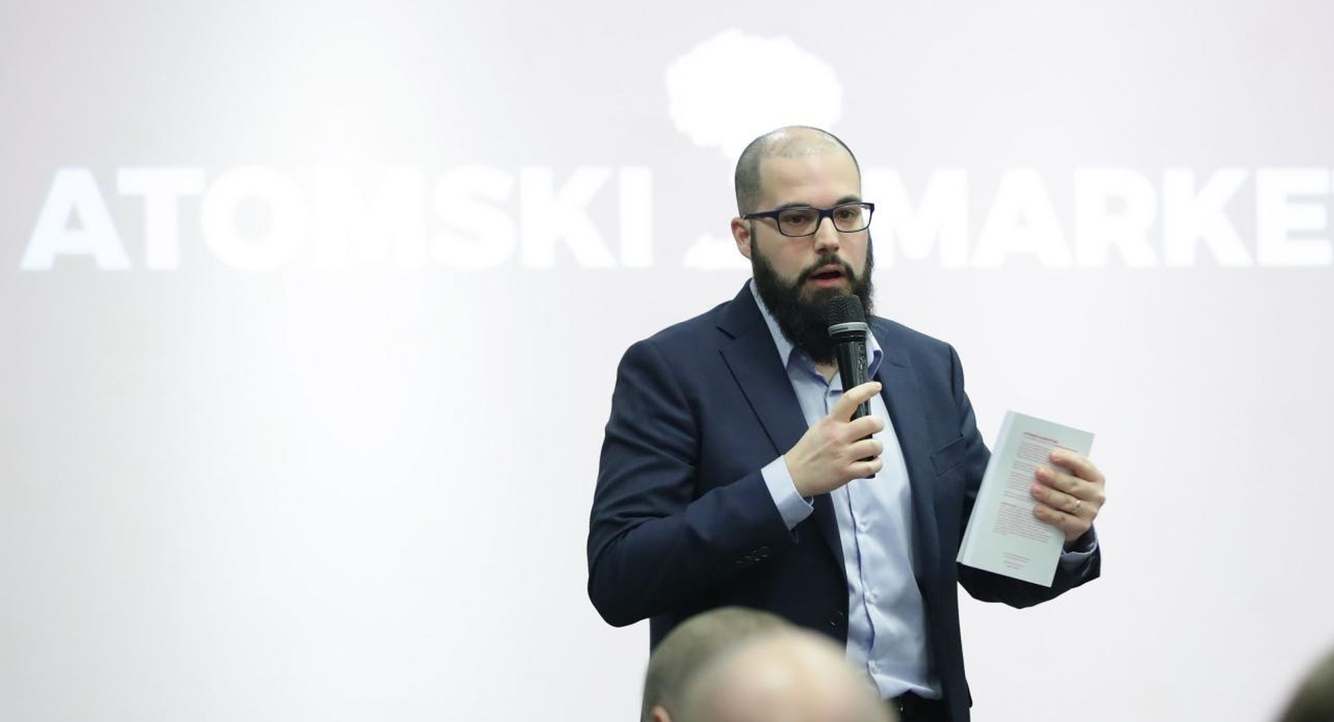 Zagreb: Predstavljanje knjige Atomski marketing autora Marijana Palića 29.01.2019., Zagreb, hotel Hilton - Predstavljanje knjige Atomski marketing Marijana Palica i suautora Mate Rajica.
Photo: Igor Kralj/PIXSELL