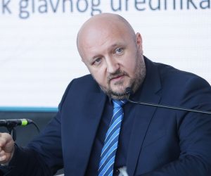 29.11.2019., Zagreb - U Nacionalnoj i sveucilisnoj knjiznici odrzana je konferencija "Hrvatska kakvu trebamo: Predsjedanje Hrvatske EU" u ogranizaciji Vecernjeg lista. Predsjednik Uprave DIV Grupe Tomislav Debeljak Photo: Luka Stanzl/PIXSELL