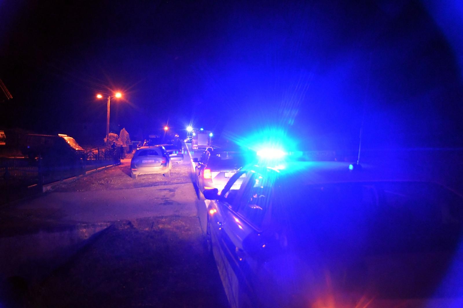 29.11.2019., Batrina - Oko 15.50 sati u Batrini, dogodila se prometna nesreca u kojoj su sudjelovali osobni automobil i traktor, a u kojoj je 58-godisnji vozac traktora smrtno strada. 
Photo: Ivica Galovic/PIXSELL