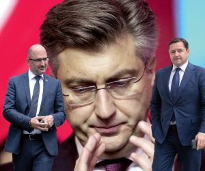 05.01.2020., Zagreb - Izborni stozer kandidatkinje za predsjednicu Republike Hrvatske Kolinde Grabar-Kitarovic u City Plazi Zagreb. Andrej Plenkovic Photo: Sanjin Strukic/PIXSELL