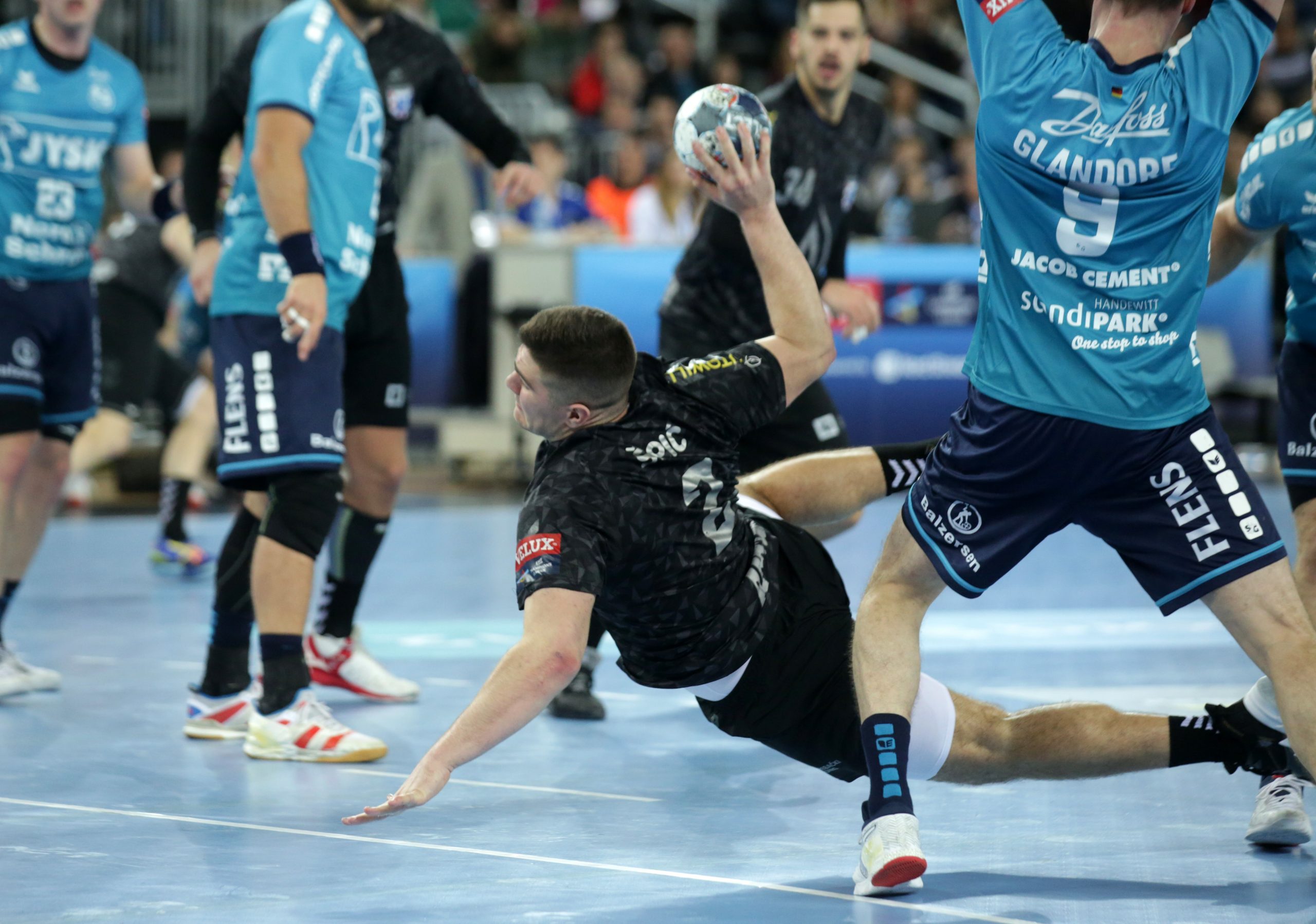 Zagreb, 08.02.2020. - Utakmica 11. kola A skupine rukometne Lige prvaka PPD Zagreb - Flensburg-Handewitt. Na fotografiji Marin Šipić.   foto HINA/ Daniel KASAP/dk