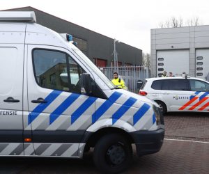 epa08212453 Emergency services at a building on the street Bolstoen in Amsterdam, The Netherlands, 12 February 2020. According to reports, a letter bomb has apparently exploded in the mail room of the company. Around the same time an explosion took place in the city of Kerkrade, in the south of the Netherlands, also probably caused by a letter bomb. Recently multiple letter bombs have been found at companies in multiple Dutch cities, the most recent one on 10 January.  EPA/SEM VAN DER WAL