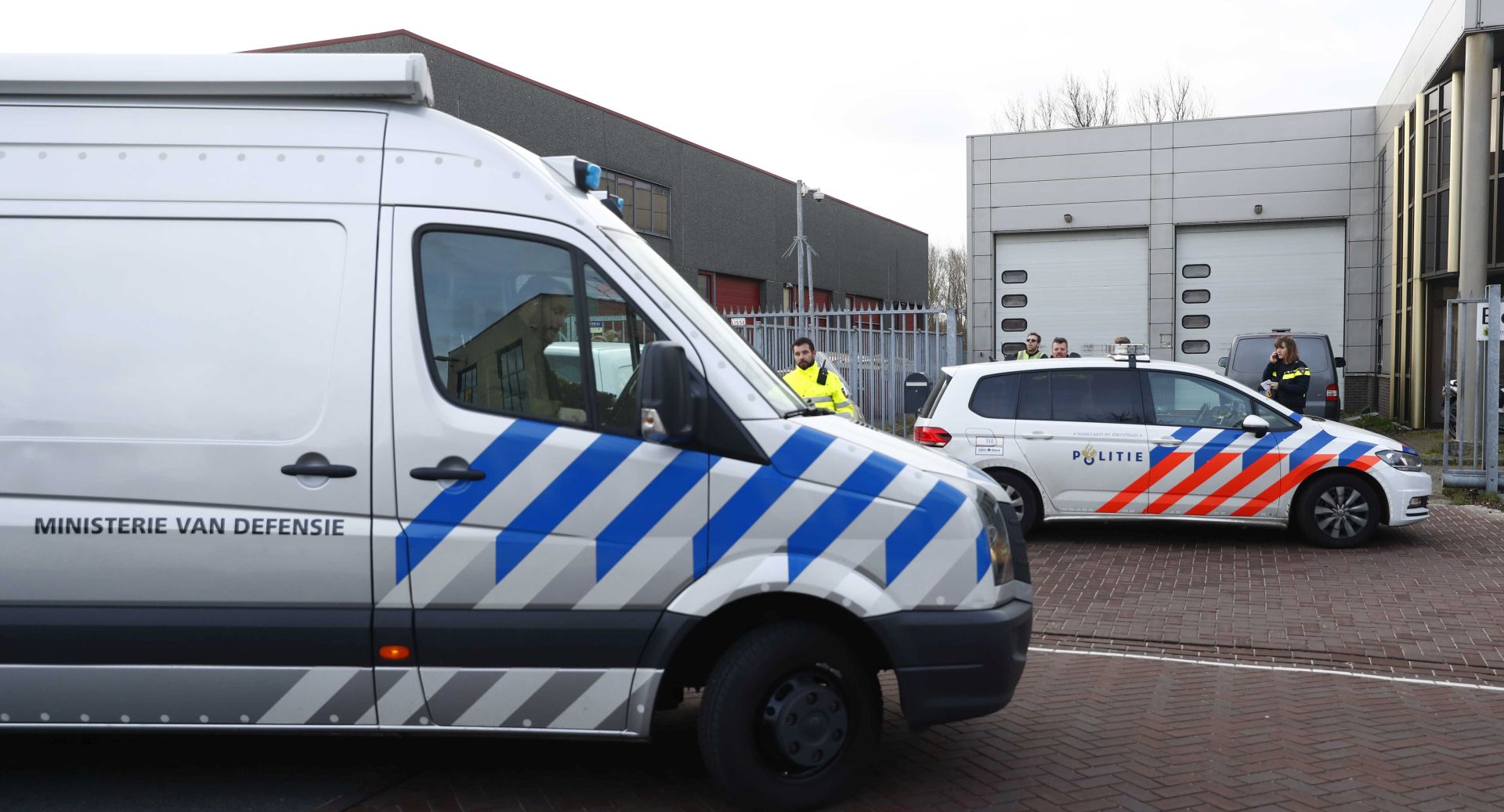 epa08212453 Emergency services at a building on the street Bolstoen in Amsterdam, The Netherlands, 12 February 2020. According to reports, a letter bomb has apparently exploded in the mail room of the company. Around the same time an explosion took place in the city of Kerkrade, in the south of the Netherlands, also probably caused by a letter bomb. Recently multiple letter bombs have been found at companies in multiple Dutch cities, the most recent one on 10 January.  EPA/SEM VAN DER WAL