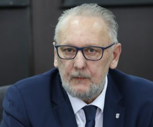 Zagreb, 26.02.2020. - Konferencija za medije Stožera civilne zaštite Republike Hrvatske. Na fotografiji ministar Davor Božinović. foto HINA/ Lana SLIVAR DOMINIĆ/ lsd