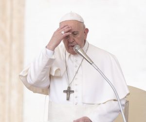 epa08248453 Pope Francis during his weekly General Audience in St. Peter square at the Vatican, 26 February 2020.  EPA/MAURIZIO BRAMBATTI