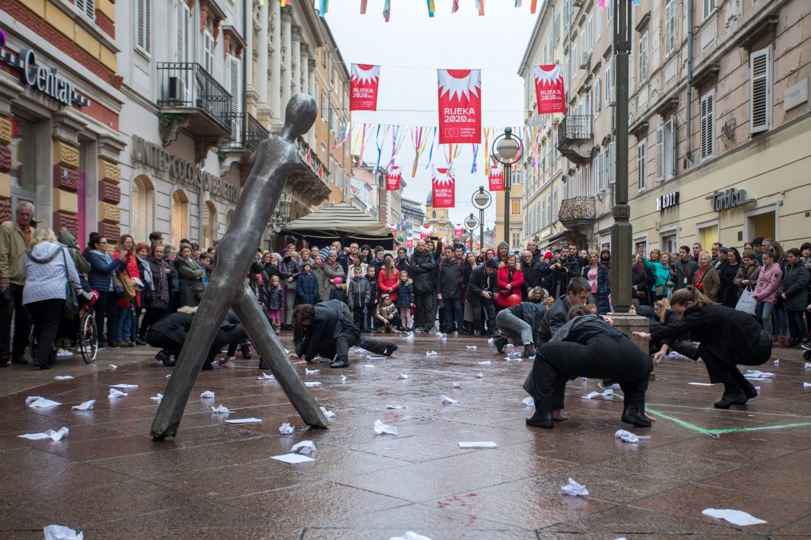 01.02.2020., Rijeka - Hodaci-ce – futuristicka vizija kultne Trafikove predstave Hodac. Photo: Nel Pavletic/PIXSELL