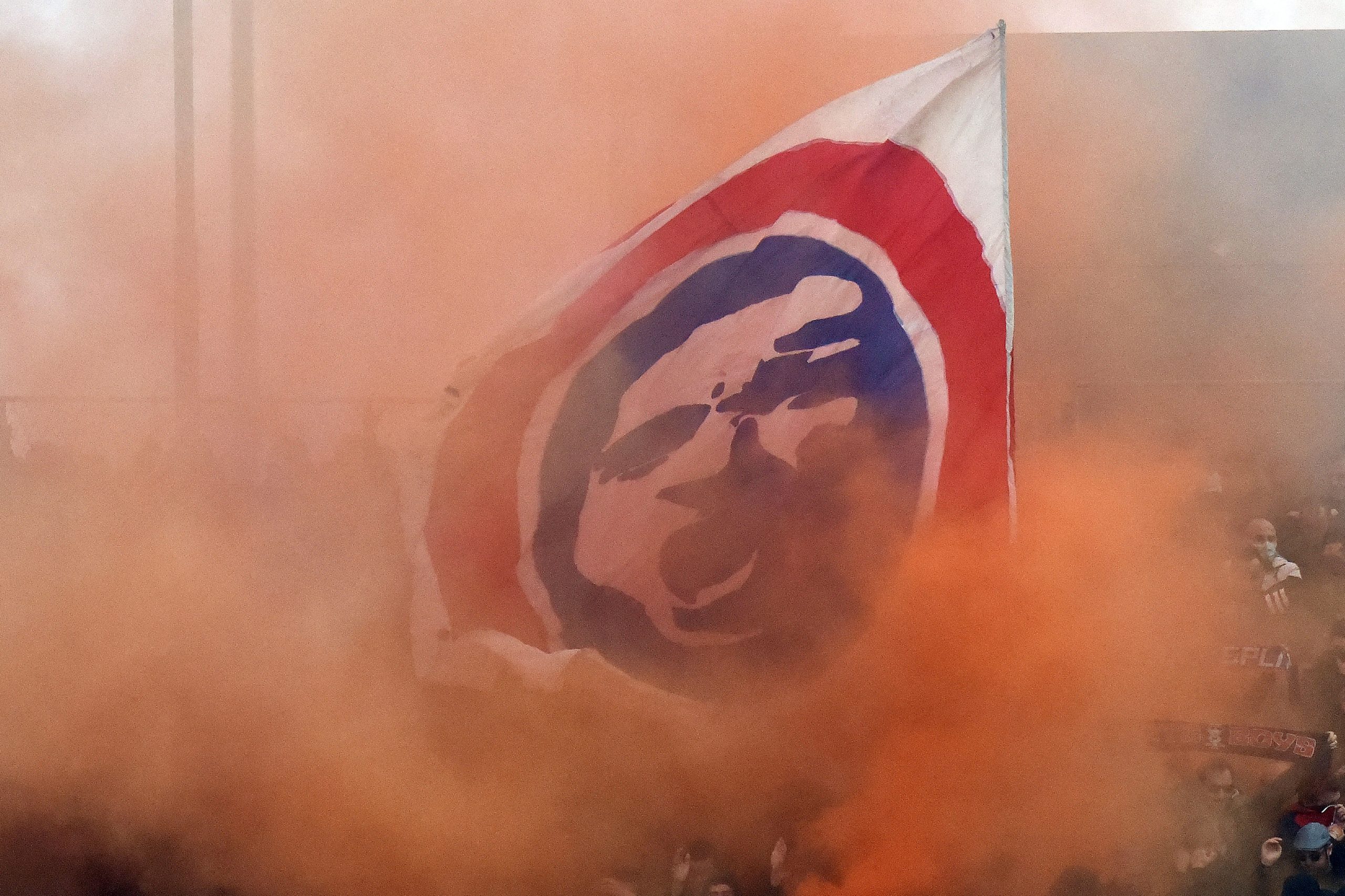 02.02.2020., stadion Andjelko Herjavec, Varazdin - Hrvatski Telekom Prva liga, 20. kolo, NK Varazdin - HNK Hajduk. Navijaci Hajduka, Torcida. Photo: Vjeran Zganec Rogulja/PIXSELL