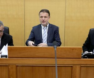 05.02.2020., Zagreb - Sabor 16. sjednicu nastavlja raspravom o Prijedlogu strategije energetskog razvoja Republike Hrvatske do 2030. s pogledom na 2050. godinu.
Photo: Patrik Macek/PIXSELL