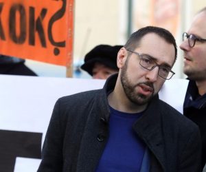 06.02.2020., Zagreb - Prosvjed gradjana, gradskih udruga i inicijativa ispred Gradske skupstine protiv izmjena Generalnog urabistickog plana. Tomislav Tomasevic Photo: Patrik Macek/PIXSELL