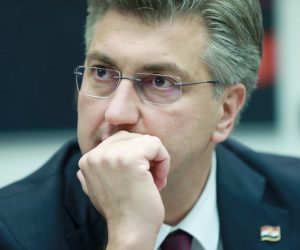 06.02.2020., Zagreb - Sredisnjica HDZ-a. Zajednicka sjednica Nacionalnoga vijeca i Predsjednistva HDZ-a. Andrej Plenkovic. Photo: Sanjin Strukic/PIXSELL