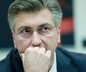06.02.2020., Zagreb - Sredisnjica HDZ-a. Zajednicka sjednica Nacionalnoga vijeca i Predsjednistva HDZ-a. Andrej Plenkovic. Photo: Sanjin Strukic/PIXSELL