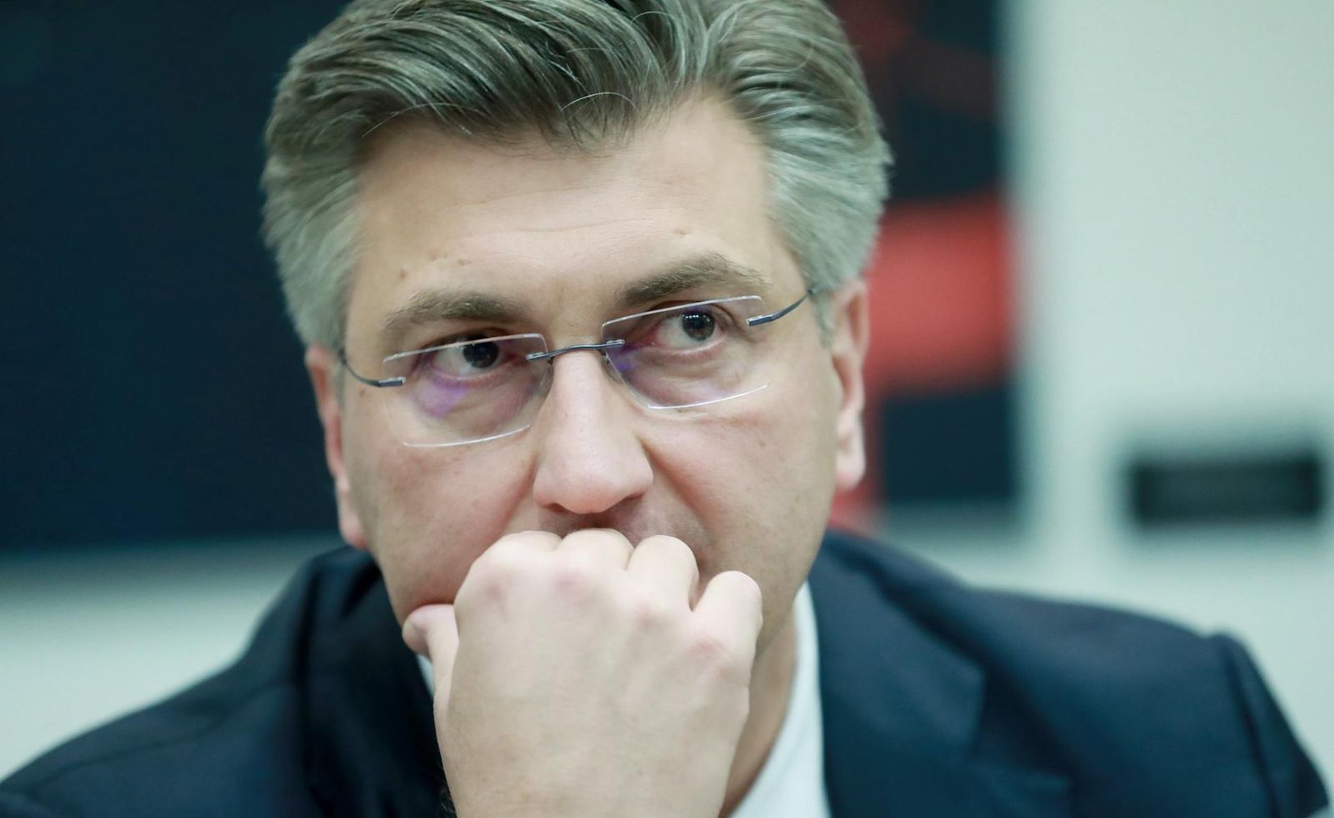 06.02.2020., Zagreb - Sredisnjica HDZ-a. Zajednicka sjednica Nacionalnoga vijeca i Predsjednistva HDZ-a. Andrej Plenkovic. Photo: Sanjin Strukic/PIXSELL