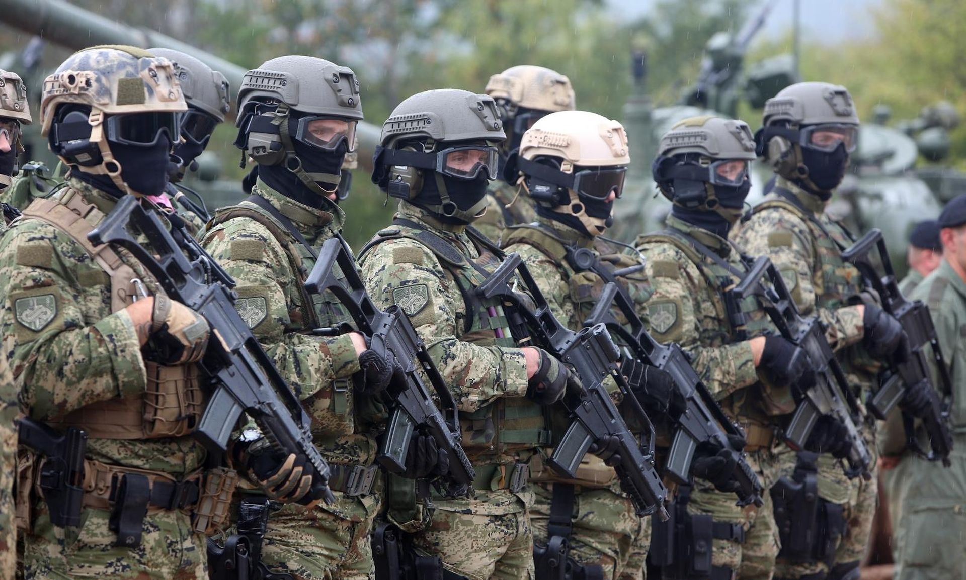06.10.2015., Slunj - Na vojnom poligonu Eugen Kvaternik odrzana je vojna vjezba Zdruzena snaga 15. Na vjezbi je prikazana uvjezbanost citave Hrvatske vojske. 
Photo: Kristina Stedul Fabac/PIXSELL