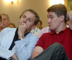 01.07.2007., Zagreb - Hotel International, Milan Bandic i Zoran Milanovic na Forumu mladih SDP-a.  

Photo: Boris Scitar/Vecernji list/PIXSELL