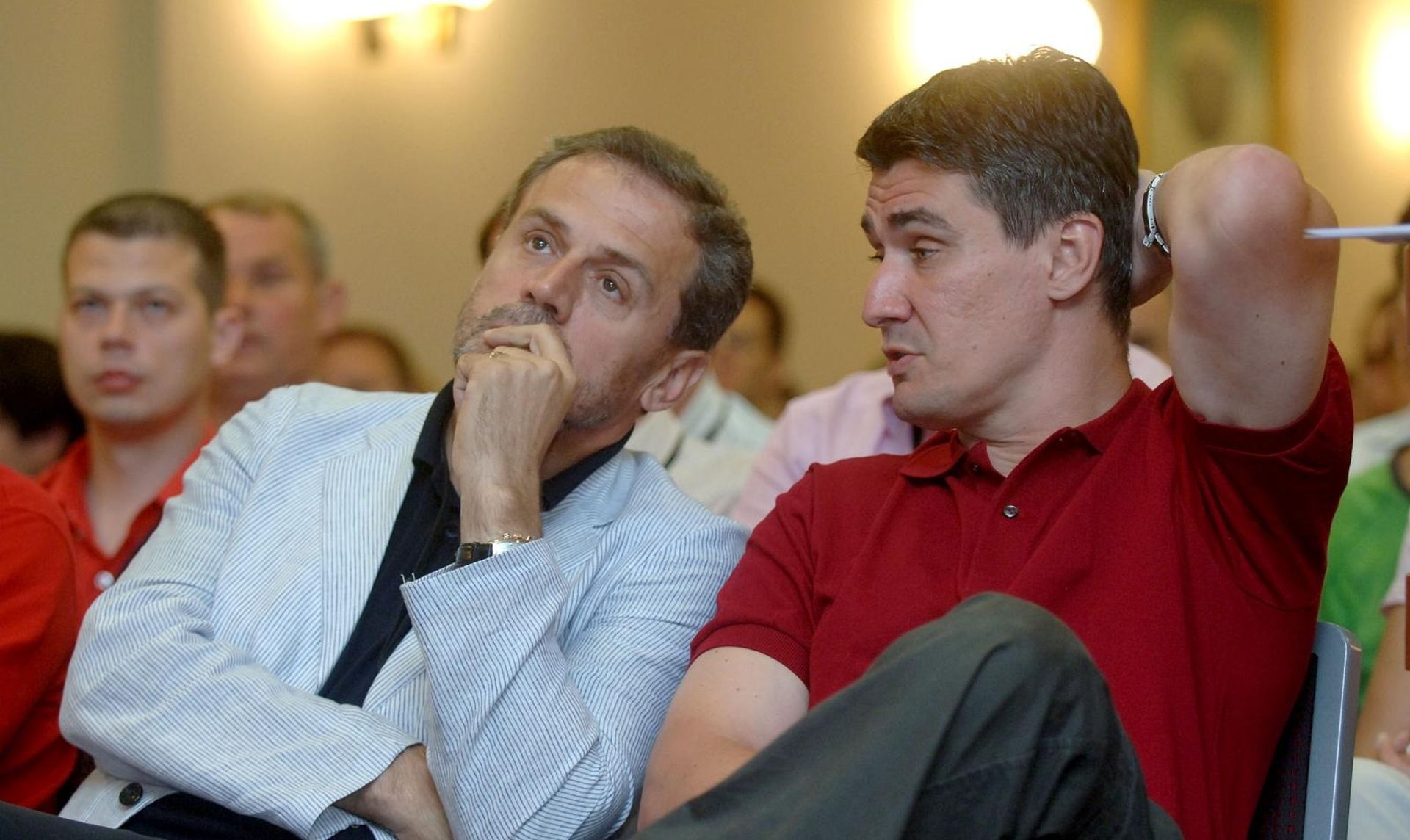01.07.2007., Zagreb - Hotel International, Milan Bandic i Zoran Milanovic na Forumu mladih SDP-a.  

Photo: Boris Scitar/Vecernji list/PIXSELL