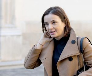 09.01.2020., Zagreb - Ministrica poljoprivrede Marija Vuckovic dolazi u Banske dvore na 201. sjednicu Vlade RH. Photo: Patrik Macek/PIXSELL