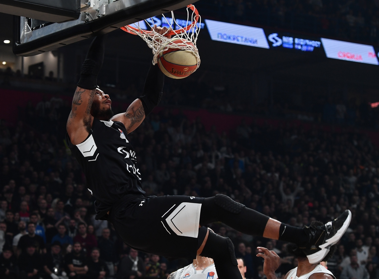 09.02.2020., Beograd, Srbija - Stark Arena - 19. kolo kosarkaske ABA lige kk Partizan NIS-KK Buducnost VOLI. William Mosley. Photo: Srdjan Ilic/PIXSELL