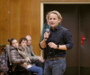 Zagreb: Predavanje Ivana Đikića na Filozofskom fakultetu 09.11.2018., Zagreb - Filozofski fakultet, promocija knjige Izvan okvira Edite Slunjski i predavanje Predavanje prof. dr. sc. Ivana Djikica "Kvalitetnim obrazovanjem do uspjesnog drustva" na Filozofskom fakultetu. Photo: Dalibor Urukalovic/PIXSELL