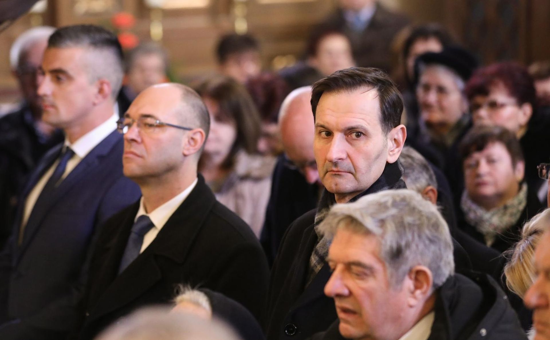 10.02.2020., Krasic - Drzavni duznosnici u Krasicu na obiljezavanju 60. godisnjice smrti blazenoga kardinala Alojzija Stepinca. Miro Kovac 
Photo: Robert Anic/PIXSELL