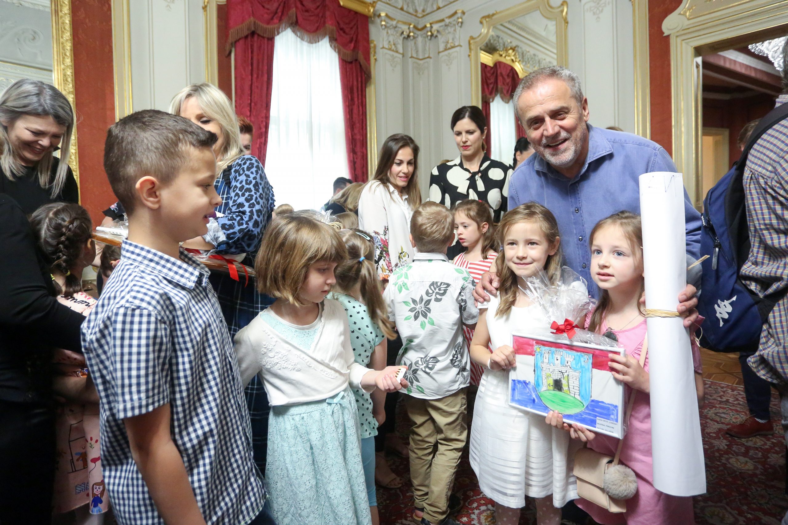 10.05.2018. Zagreb - Palaca Dverce, u okviru 22. dana djecjih vrtica grada Zagreba, gradonacelnik Milan Bandic tradicionalno se susreo s djecom iz gradskih vrtica, njihovim odgajateljima i ravnateljima vrtica. 
Photo: Luka Stanzl/PIXSELL