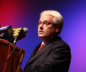 09.06.2010.,Zagreb - Svecano obiljezavanje 60 obljetinice osnutka Instituta Rudjer Boskovic u Lisinskom. Predsjednik  RH Ivo Josipovic drzi govor na svecanosti.
Photo: Zeljko Lukunic/PIXSELL