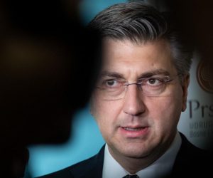 12.02.2020., Zagreb - Otvaranje treceg Prstenovog poslovnog foruma Zagreb 2020. "Obrazovanje i poduzetnistvo: izazovi hrvatske buducnosti" u hotelu Sheraton. Andrej Plenkovic.
Photo: Davor Puklavec/PIXSELL