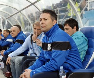 21.03.2012. Rijeka - 18. kolo Max tv prve lige na stadionu Kantrida. Rijeka - Hajduk. Trener Rijeke Dragan Skocic.
Photo: Goran Kovacic/PIXSELL