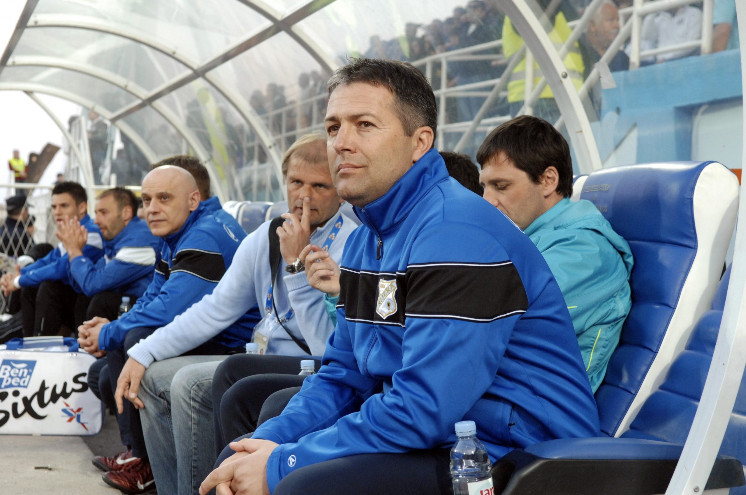 21.03.2012. Rijeka - 18. kolo Max tv prve lige na stadionu Kantrida. Rijeka - Hajduk. Trener Rijeke Dragan Skocic.
Photo: Goran Kovacic/PIXSELL