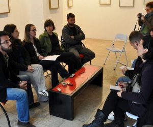 24.04.2012.,Pula - Pulska grupa organizira konferenciju za novinare na temu "Sveta Katarina je kulturno dobro!" u Multimedijalnom centru Luka u Puli.Na konferenciji je Pulska grupa iznijela svoj stav vezan uz proglasenje otoka Sveta Katarina kulturnim dobrom te prezentaciju istog na 13. Bijenalu arhitekture u Veneciji.Povod sazivanju konferencije je proslotjedna politicko-medijska hajka i etiketiranje strucnjaka u kulturi "mafijom" i "kriminalcima".
Photo: Dusko Marusic/PIXSELL
